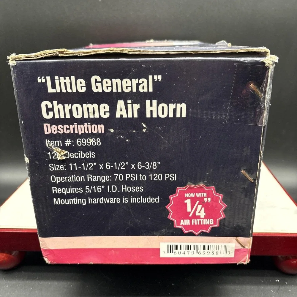 little general train air horn car truck pickup universal loud 120 decibels 69988